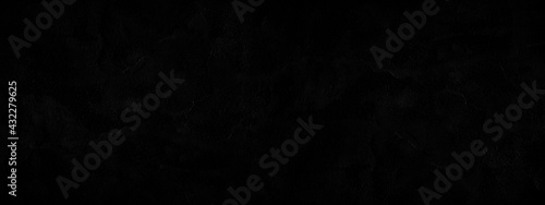 Panel kuchenny z motywem Black background. Dark abstract background with copy space for design. Wide banner.