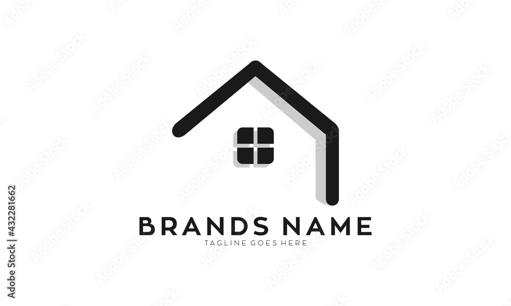 Simple house property logo Simple house property logo