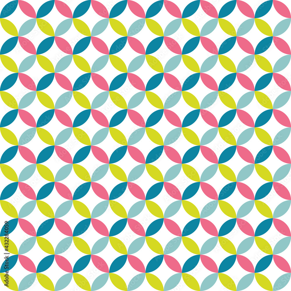 Colorful seamless geometric pattern background. Abstract design. Colorful seamless geometric pattern background. Abstract design.