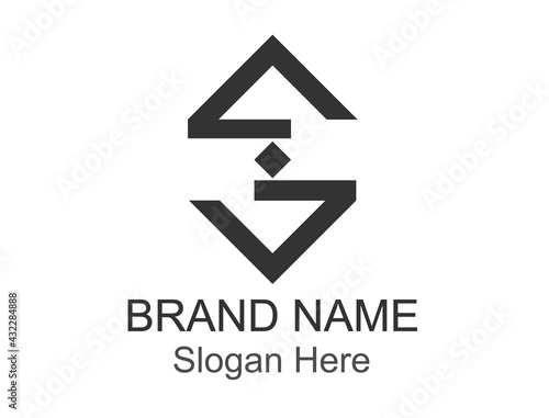 The logo is in the form of the letter S which forms hands with the philosophy of sharing