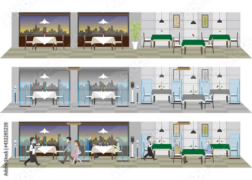 飲食店の感染対策　飲食店の新しいスタイル