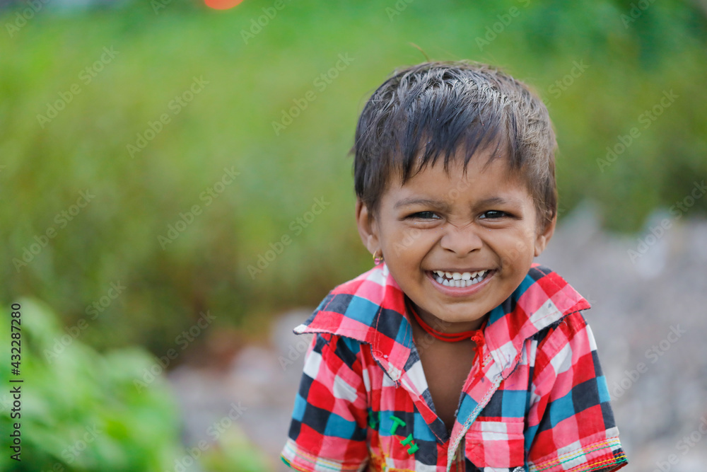indian poor child playing at home indian poor child playing at home