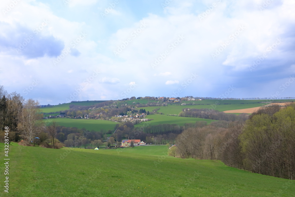 Small village near Kreischa near Dresden in Saxony in Germany Small village near Kreischa near Dresden in Saxony in Germany