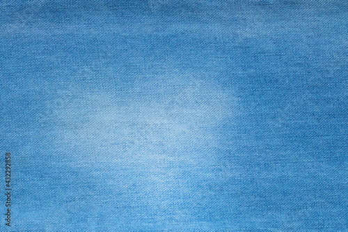 Texture of blue jeans for background.