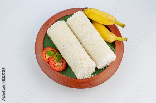 White rice puttu photo