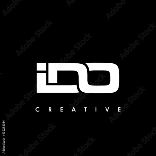 IDO Letter Initial Logo Design Template Vector Illustration