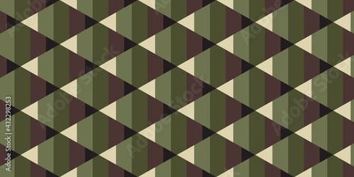 Simple ornamental pattern, textile print. Pattern for fabric and trellis. Geometric pattern. Seamless surface. Minimalist wallpaper.