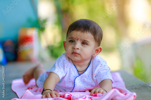 cute little indian child portrait