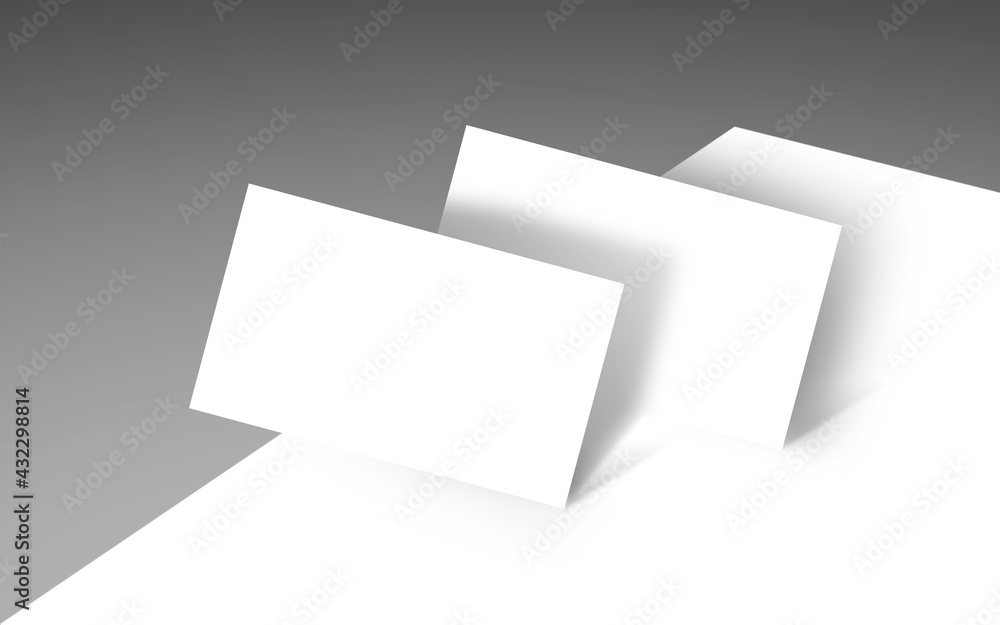 Clean business card and letterhead mockup Clean business card and letterhead mockup