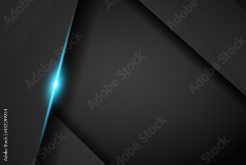 abstract metallic black frame layout design tech innovation concept background