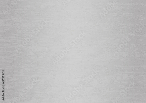 明るい銀色の背景素材 細い横線、縞模様（A3・A4比率）