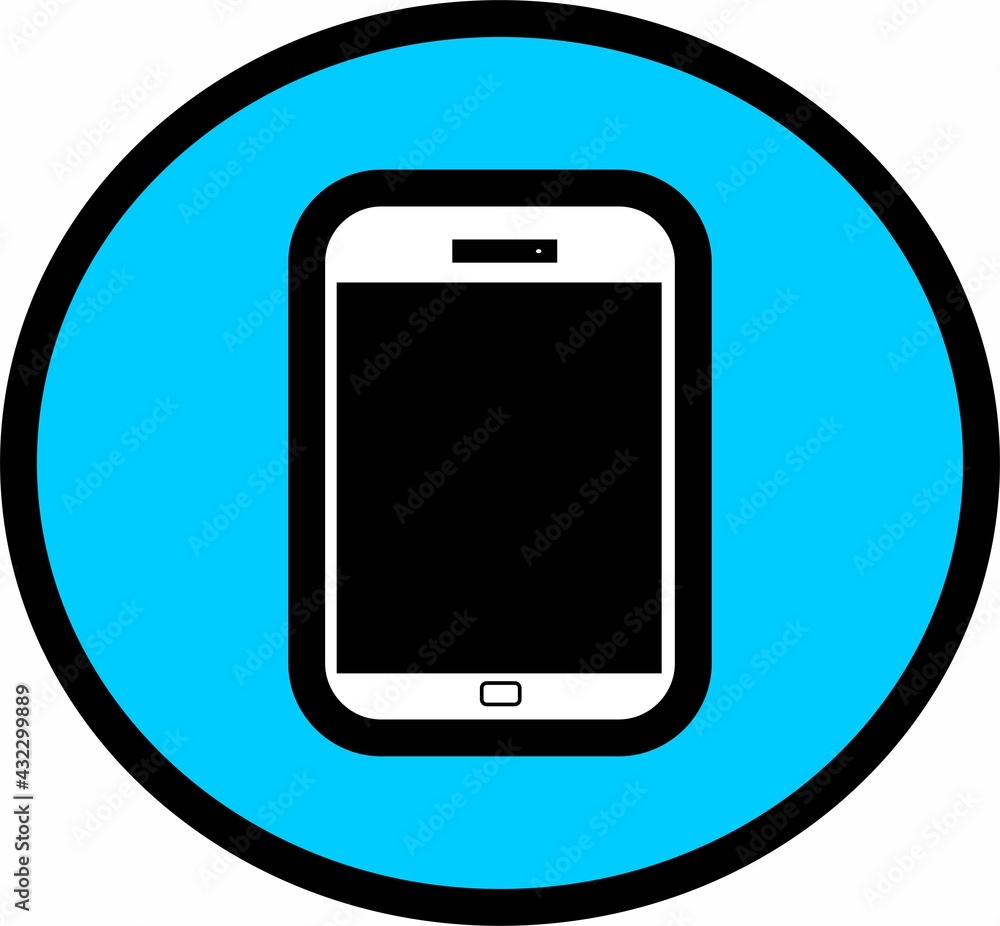 mobile icon with the white background mobile icon with the white background