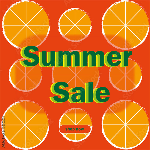 Summer sale banner