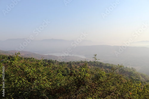 misty morning on the Pawna lake Pune Maharashtra