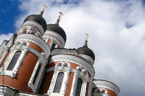 Alexander Nevsky Cathedral, Old Town, Tallinn, Estonia, Europe photo