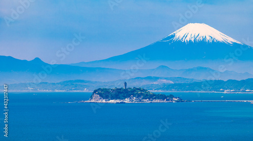 富士山と湘南海岸