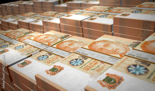 Photography Singapore Dollar money banknotes pack illustration