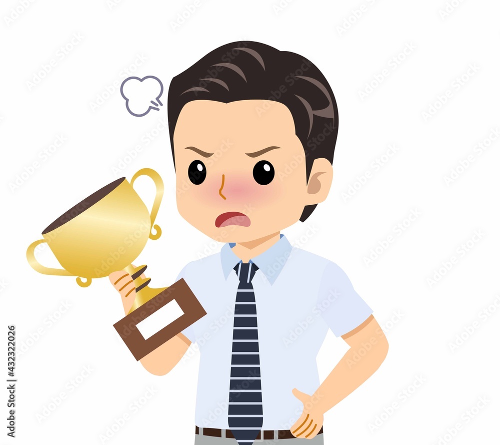 半袖のYシャツを着た男性