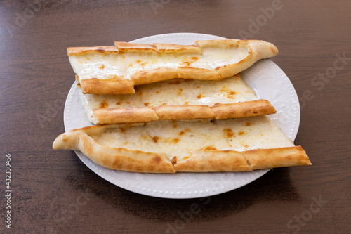 Traditional baked and fresh Turkish pita