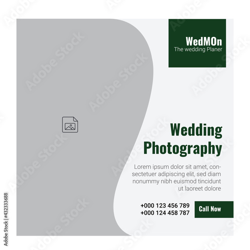 Photography or Event planer social media promo post design