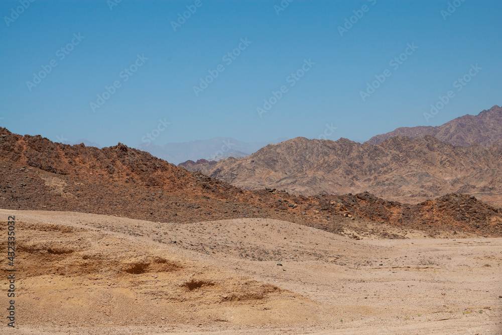 landscape in the desert