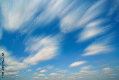 Fototapeta Naklejka Na Ścianę i Meble -  Abstract sky background with long exposure