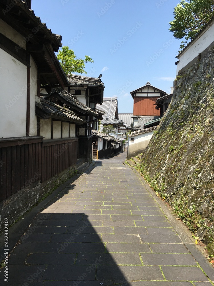 臼杵の街並み、大分、日本