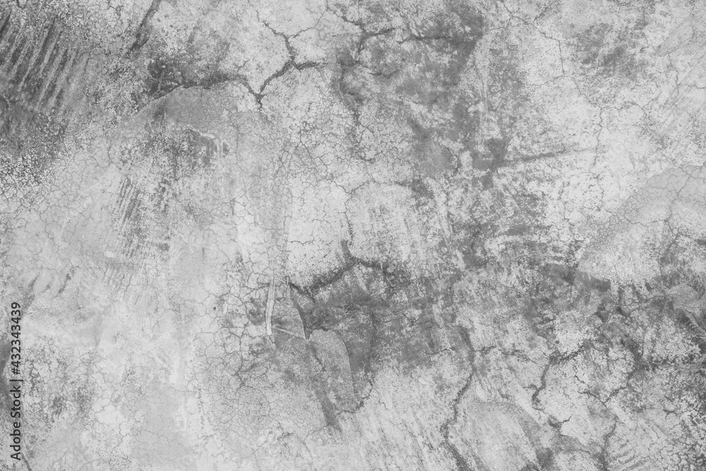 Old Concrete wall In black and white color, cement wall, broken wall, background texture Old Concrete wall In black and white color, cement wall, broken wall, background texture