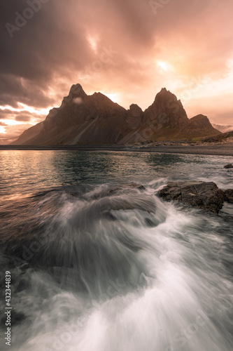 Sunset at Eystrahorn - Iceland 