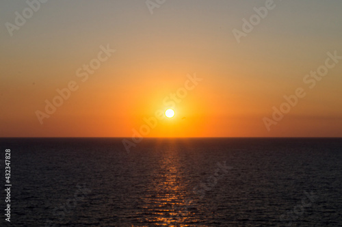 sunset over the sea © rossano