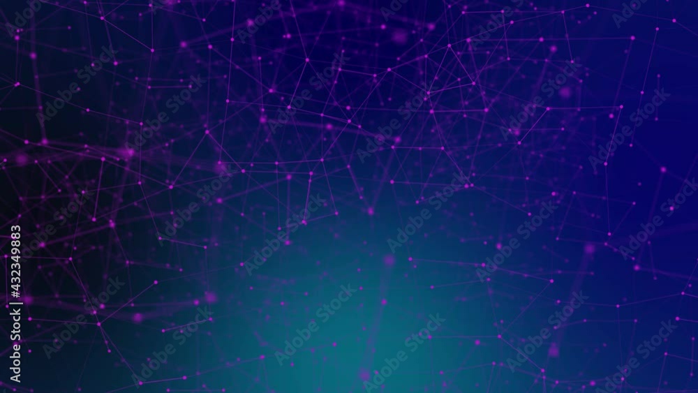 Abstract digital connection moving dots and lines. Technology background. Network connection structure. Abstract digital connection moving dots and lines. Technology background. Network connection structure.