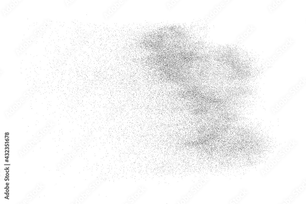 Distressed black texture. Dark grainy texture on white background. Dust overlay textured. Grain noise particles. Rusted white effect. Grunge design elements. Vector illustration, EPS 10. Distressed black texture. Dark grainy texture on white background. Dust overlay textured. Grain noise particles. Rusted white effect. Grunge design elements. Vector illustration, EPS 10.