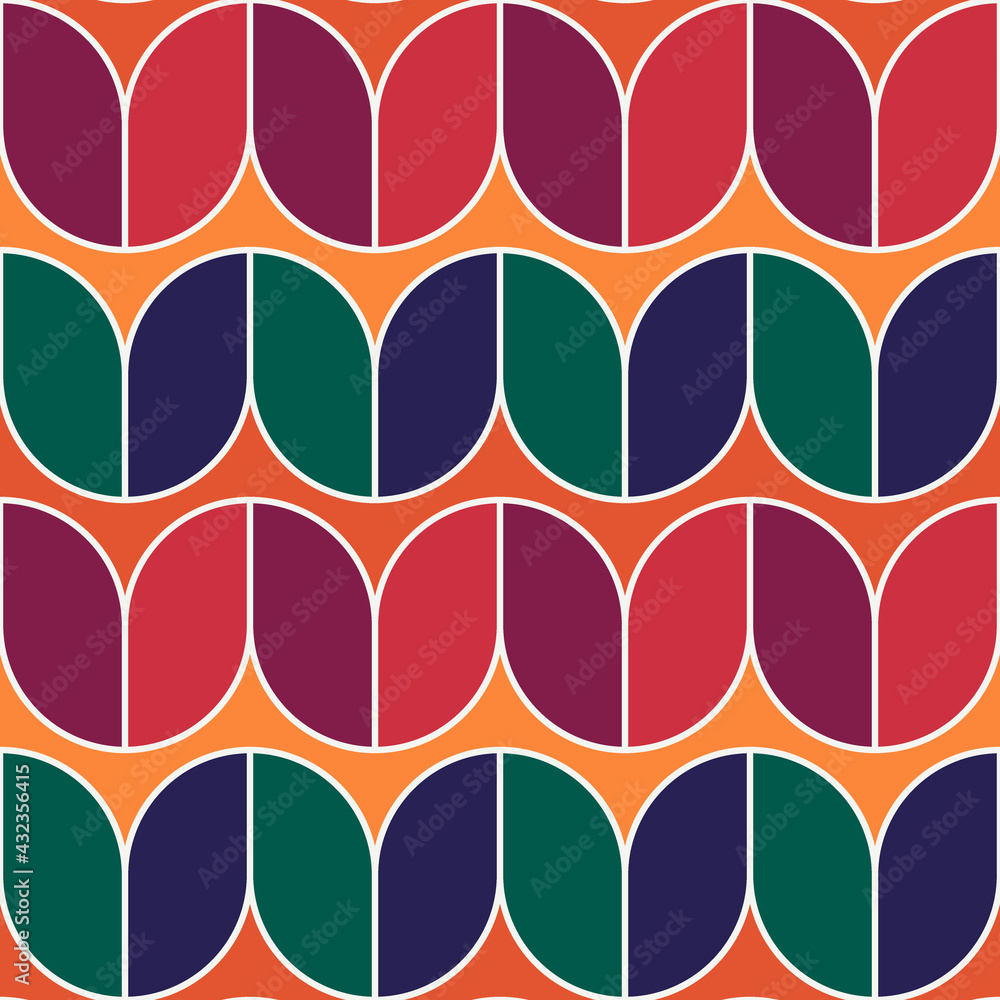 Seamless pattern. Ethnic ornament. Embroidery background. Tribal wallpaper.  Ethnical folk image. Tribe motif. Ancient mosaic. Digital paper, web  design, textile print, geometric backdrop. Vector art. Stock Vector | Adobe  Stock