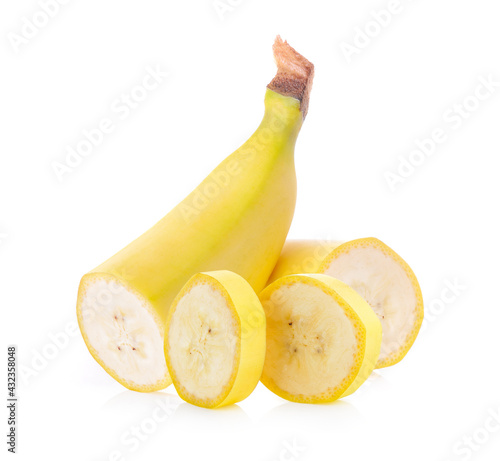 banana isolated on white