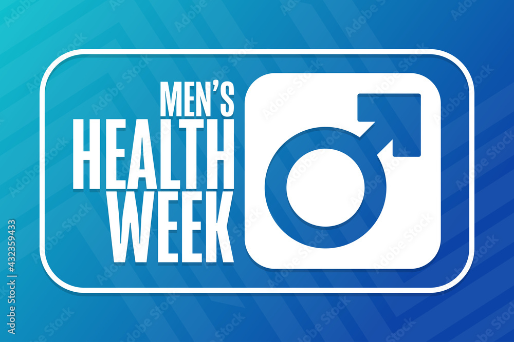 Men’s Health Week. Holiday concept. Template for background, banner ...