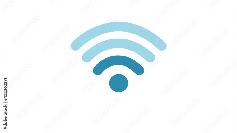 Wi fi icon on white background. Digital illustration. Digital technology. Wi fi icon on white background. Digital illustration. Digital technology.