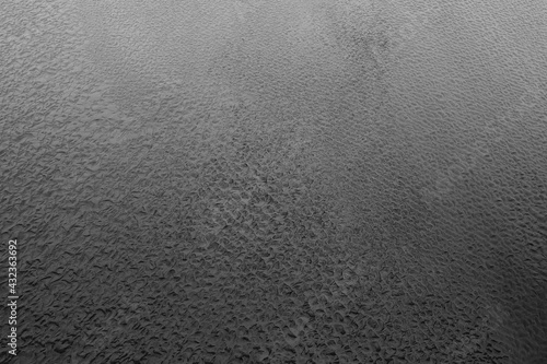 Black and white wet sand texture