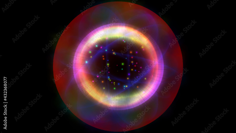 atom light ray glow abstract atom light ray glow abstract