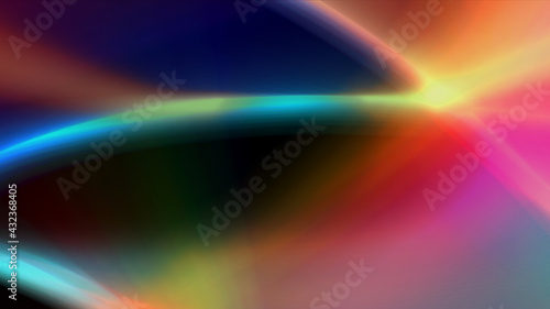 Abstract Colorful Background wave  design template illustration