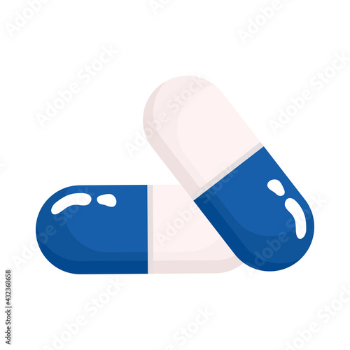 two capsules drugs