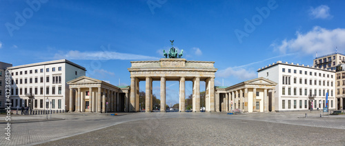 Berlin Brandenburger Tor Brandenburg Gate in Germany panoramic view photo
