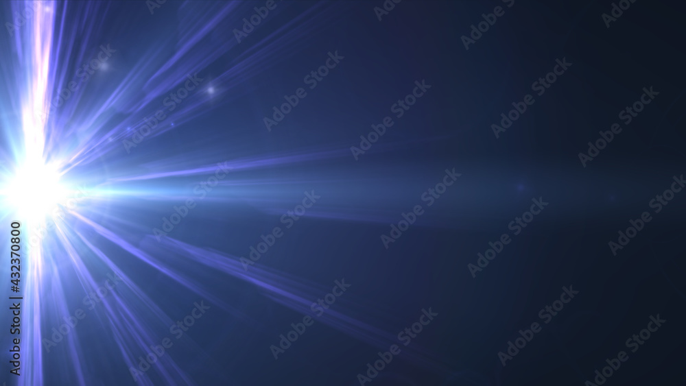 abstract of digital lens flare background