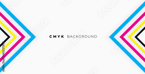 flat cmyk lines geometric background