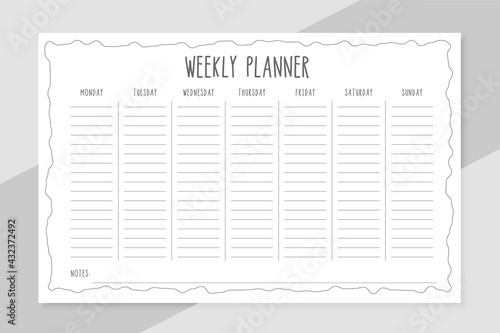 weekly planner background for everyday