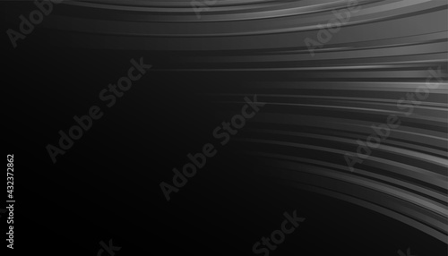 black background with curve motion lines effect