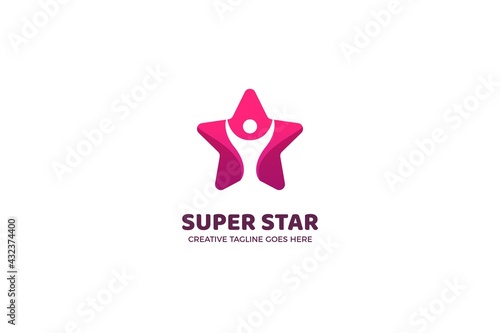 Super Star Competition Business Logo Template