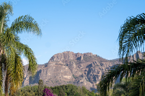 Tepoztlan mountain range photo