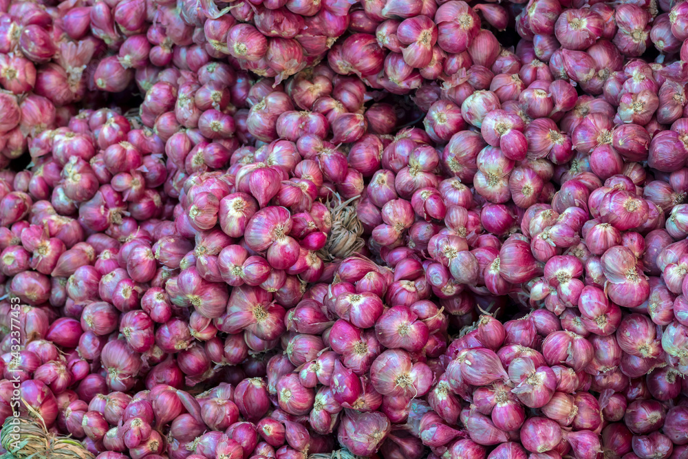 Full-frame pictures of shallots Full-frame pictures of shallots