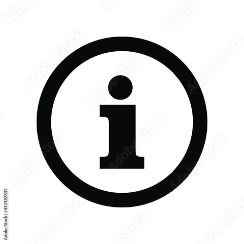 information icon - info symbol . hint information . vector illustration on blank background. eps 10