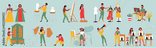 Creative Professions Color Set